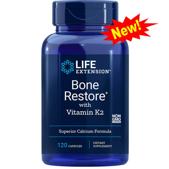 Bone Restore bổ sung Canxi với Vitamin K2 giúp xương chắc khỏe (đặc biệt sau tuổi mãn kinh)