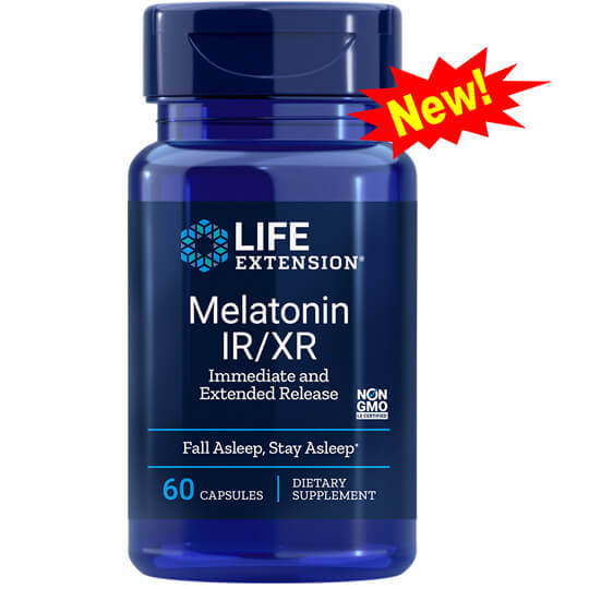 Giúp ngủ ngon với Melatonin IR-XR tác động tức thời và kéo dài