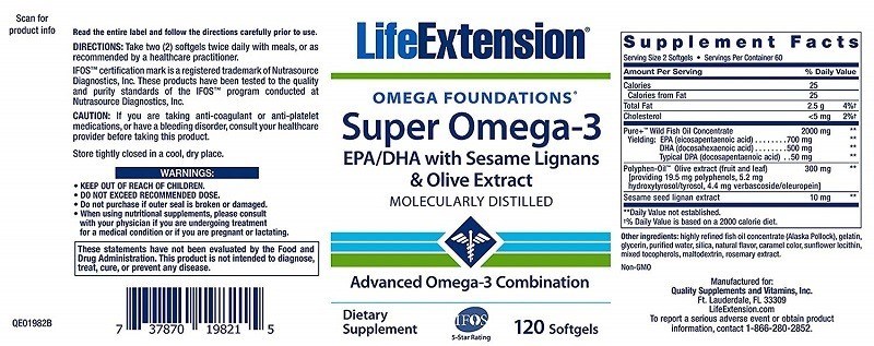 Bạn nên đọc gì trên nhãn thuốc Dầu Cá Super Omega-3